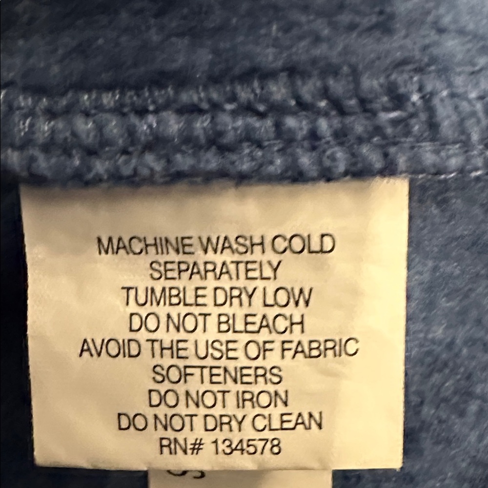 Vineyard Vines Navy Fleece Vest - Picture 4 of 4